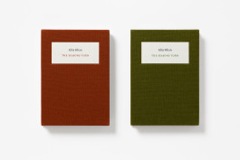 Two concertina books titled 