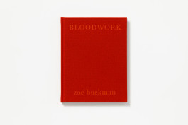 A red book cover for Zoë Buckman: Bloodwork, with the title 